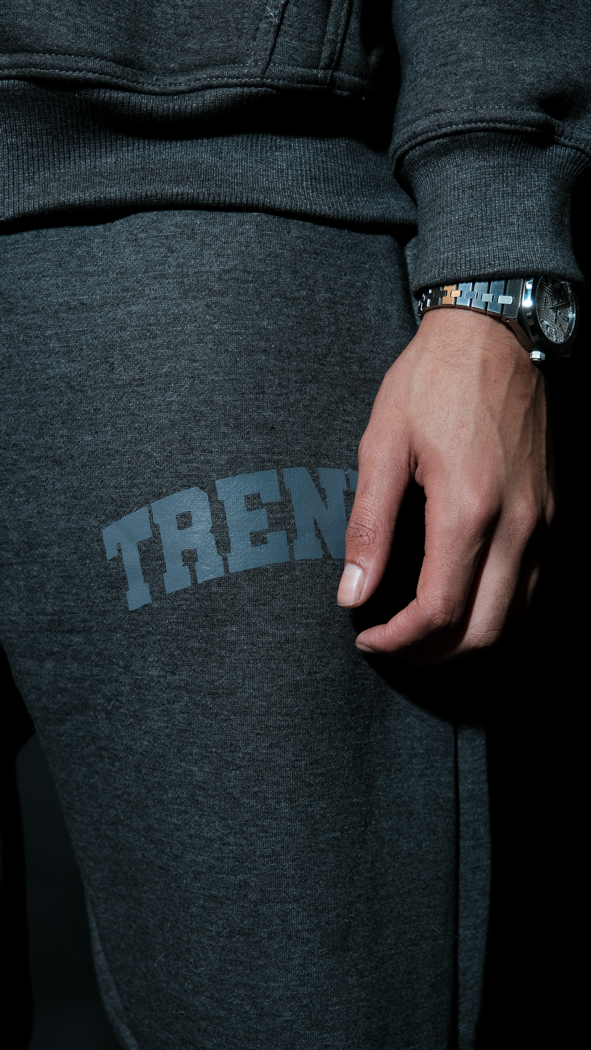 METAL GREY TREND (SWEATS)