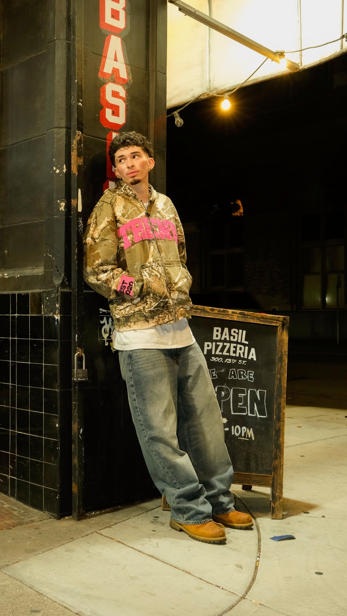 PINK CAMO ZIP UP