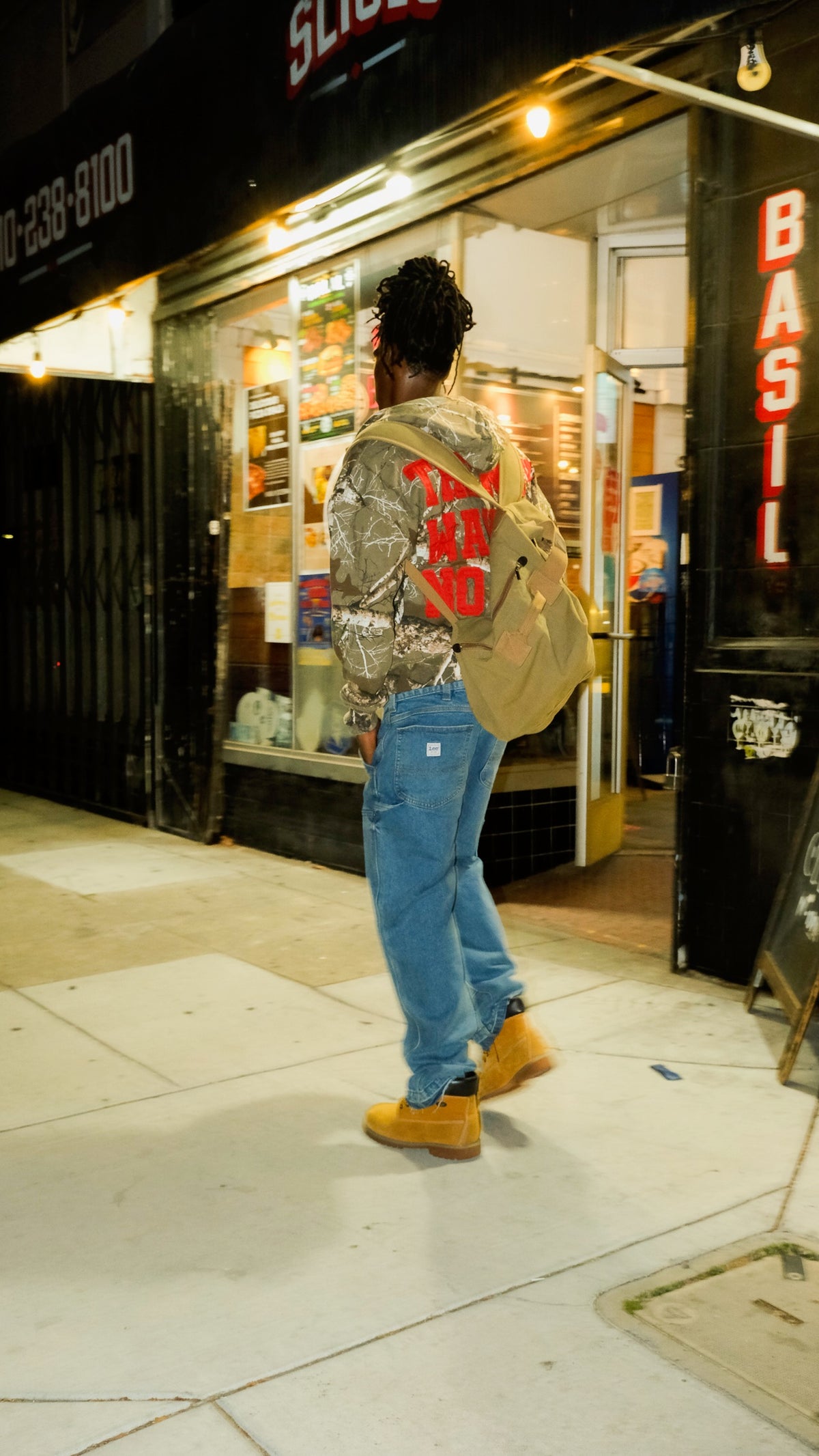RED CAMO ZIP UP